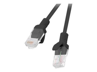 Lanberg   Patchcord CAT.6 UTP fluke passed   PCU6-10CC-0025-BK   0.25 m   Black