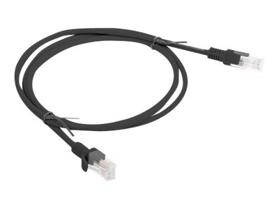 Lanberg   Patch cable – CAT 6   RJ-45 – male   RJ-45 – male   1 m   Black   RAL 9004
