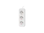 Lanberg Cable Power Strip, 3X French Outlets Quality-Grade Copper, 1.5 m   PS0-03E-0150-W