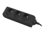 Lanberg Cable Power Strip, 3X French Outlets Quality-Grade Copper, 1.5 m   PS0-03E-0150-BK