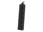 Lanberg Cable Power Strip, 5X French Outlets Quality-Grade Copper, 1.5 m   PS0-05E-0150-BK