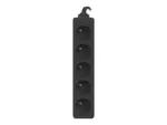 Lanberg Cable Power Strip, 5X French Outlets Quality-Grade Copper, 1.5 m   PS0-05E-0150-BK