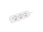 Lanberg Cable Power Strip 3M 3X French Outlets Quality-Grade Copper   PS0-03E-0300-W