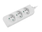 Lanberg Cable Power Strip 3M 3X French Outlets Quality-Grade Copper   PS0-03E-0300-W