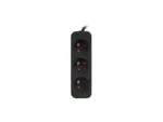 Lanberg Cable Power Strip, 3X French Outlets Quality-Grade Copper, 3 m   PS0-03E-0300-BK