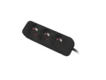 Lanberg Cable Power Strip, 3X French Outlets Quality-Grade Copper, 3 m   PS0-03E-0300-BK