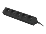 Lanberg Cable Power Strip, 5X French Outlets Quality-Grade Copper, 3 m   PS0-05E-0300-BK