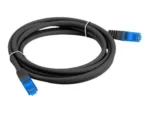 Lanberg   Patchcord Cat.6A S/FTP LSZH CCA Black Fluke Passed   PCF6A-10CC-0050-BK   0.5 m   Black