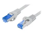 Lanberg   Patchcord Cat.6A S/FTP LSZH CCA Fluke Passed   PCF6A-10CC-0050-S   0.5 m   Grey