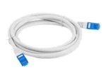 Lanberg   Patch cable – CAT 6a   RJ-45 – male   RJ-45 – male   3 m   Grey   RAL 7035   Blue