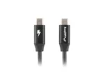 Lanberg USB-C 2.0 Cable, Quick Charge 4.0   CA-CMCM-40CU-0018-BK   USB Type-C to USB Type-C   1.8 m