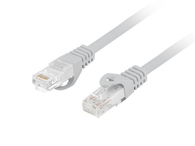 479745-pcu6-10cu-0300-s-5901969434293-0.webp Lanberg Patchcord Cat.6 UTP LSZH CU PCU6-10CU-0300-S 3 m Gray