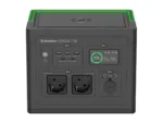 Schneider Electric OffGrid Portable Power Station 730, 738Wh Lithium-ion, LCD, 2 CEE 7/3 Schuko outlets, Sinewave, 3 USB-A, 2 USB-C, Wireless Charger   PPS730-GR