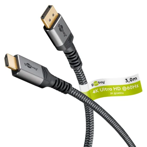 Goobay DisplayPort to HDMI Cable   65270   3 m