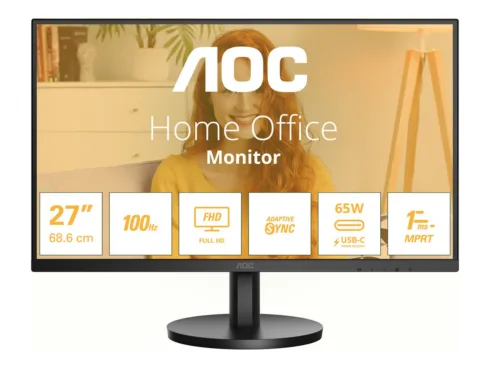 AOC   27B3CA2   27 ”   IPS   FHD   16:9   100 Hz   1 ms   1920 x 1080 pixels   250 cd/m²   HDMI ports quantity 1   Black
