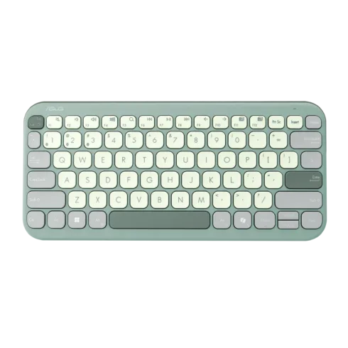 Asus Marshmallow KW100   Keyboard   Wireless   US International   Green Tea Latte   Bluetooth