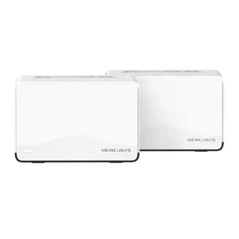 Mercusys BE3600 Whole Home Mesh Wi-Fi 7 System   Halo H27BE (2-pack)   802.11ax   Ethernet LAN (RJ-45) ports 1   Mesh Support Yes   MU-MiMO No   No mobile broadband