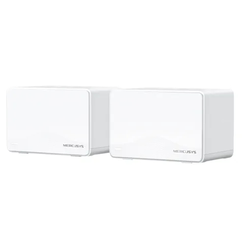 Mercusys BE3600 Whole Home Mesh Wi-Fi 7 System   Halo H25BE (2-pack)   802.11ax   Ethernet LAN (RJ-45) ports 1   Mesh Support Yes   MU-MiMO No   No mobile broadband