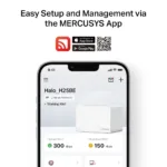 Mercusys BE3600 Whole Home Mesh Wi-Fi 7 System   Halo H25BE (2-pack)   802.11ax   Ethernet LAN (RJ-45) ports 1   Mesh Support Yes   MU-MiMO No   No mobile broadband