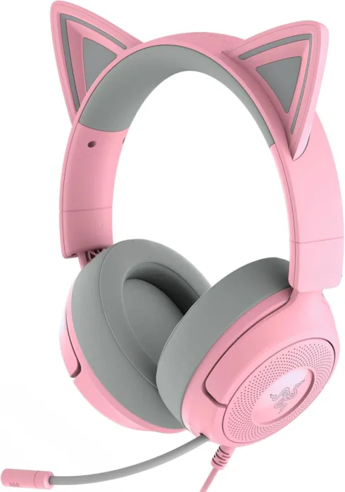 Razer Gaming Headset   Kraken Kitty V3 X   Wired   Over-Ear   Microphone   Quartz