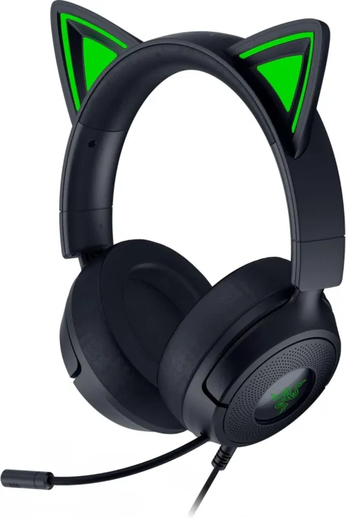 Razer Gaming Headset   Kraken Kitty V3 X   Wired   Over-Ear   Microphone   Black