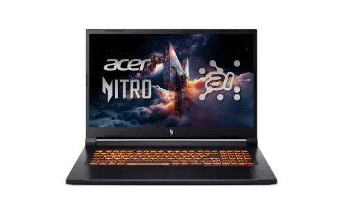 Acer   Nitro V 17 AI ANV17-41-R3C8   Obsidian Black   17.3 ”   IPS   FHD   1920 x 1080 pixels   AMD Ryzen 5   240   16 GB   DDR5   Solid-state drive capacity 512 GB   NVIDIA GeForce RTX 5050   GDDR7   8 GB   Windows 11 Home   802.11ax   Bluetooth version 5.3   Keyboard language US international   Keyboard backlit   Warranty 24 month(s)