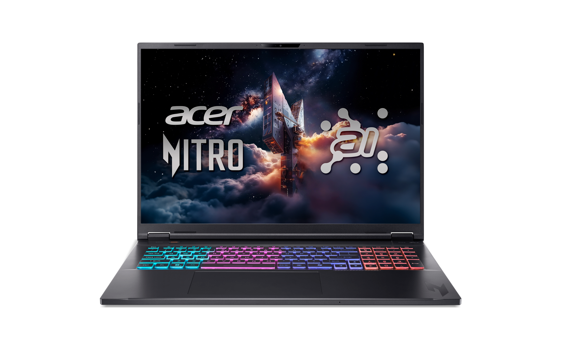 482684-nh-qy6el-001-4711474745279-0.webp Acer Nitro 18 AI AN18-61-R25V Obsidian Black 18 ” IPS WQXGA 2560 x 1600 pixels AMD Ryzen AI 7 350 16 GB DDR5 Solid-state drive capacity 1000 GB NVIDIA GeForce RTX 5060 GDDR7 8 GB Windows 11 Home 802.11ax Bluetooth version 5.3 Keyboard language US international Keyboard backlit Warranty 24 month(s)