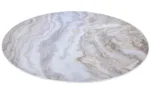 Arozzi Zona Round Floor Pad   White Marble
