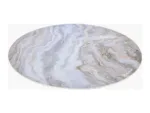 Arozzi Zona Round Floor Pad   White Marble