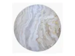 Arozzi Zona Round Floor Pad   White Marble
