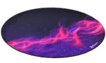 Arozzi Zona Round Floor Pad   Purple Galaxy