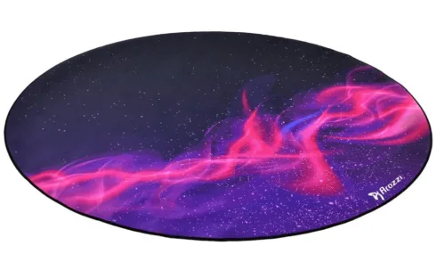 Arozzi Zona Round Floor Pad   Purple Galaxy