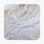 Arozzi Zona Square Floor Pad   White Marble