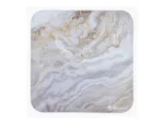 Arozzi Zona Square Floor Pad   White Marble