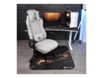 Arozzi Zona Square Floor Pad   Black/Gold