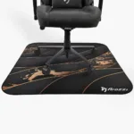 Arozzi Zona Square Floor Pad   Black/Gold