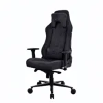 Arozzi Soft Fabric/Metal/Aluminium   Gaming Chair   Vernazza Soft Fabric   Pure Black