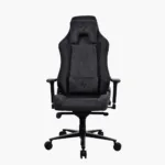 Arozzi Soft Fabric/Metal/Aluminium   Gaming Chair   Vernazza Soft Fabric   Pure Black
