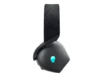 Dell Gaming Headset   Alienware Tri Mode AW725H   Bluetooth   Over-Ear   Microphone   Dark Side of the Moon   Noise canceling   Wireless