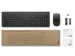 Lenovo Essential Wireless Combo Keyboard & Mouse Gen2   Keyboard and Mouse Set   Wireless   Mouse included   Lithuanian   Black