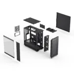 Fractal Design Case   Epoch   Black TG RGB Light Tint   ATX