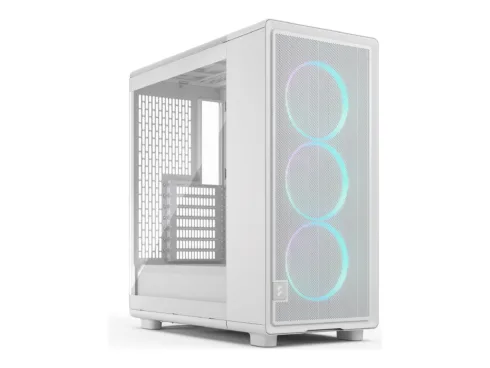 Fractal Design Case   Epoch   White TG RGB Clear Tint   ATX