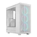 Fractal Design Case   Epoch   White TG RGB Clear Tint   ATX
