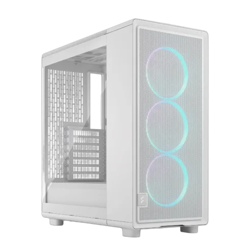 Fractal Design Case   Epoch   White TG RGB Clear Tint   ATX