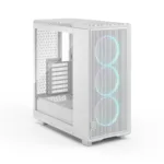 Fractal Design Case   Epoch   White TG RGB Clear Tint   ATX