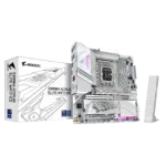 Gigabyte Z890M A ELITE WF7 ICE   Processor family Intel   Processor socket LGA1851   DDR5   Supported hard disk drive interfaces SATA, M.2   Number of SATA connectors 4