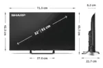 Sharp   32HF3865E   32   Smart TV   Google TV
