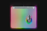 Razer RGB Gaming Mouse Mat   Firefly V2 Pro   Phantom White Edition