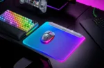 Razer RGB Gaming Mouse Mat   Firefly V2 Pro   Phantom White Edition