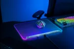 Razer RGB Gaming Mouse Mat   Firefly V2 Pro   Phantom White Edition